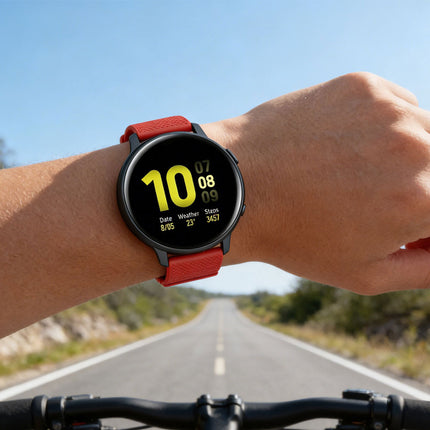 Samsung Galaxy Watch Replacement Band Dot Pattern Red