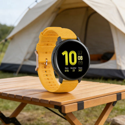 Samsung Galaxy Watch Replacement Band Dot Pattern Yellow