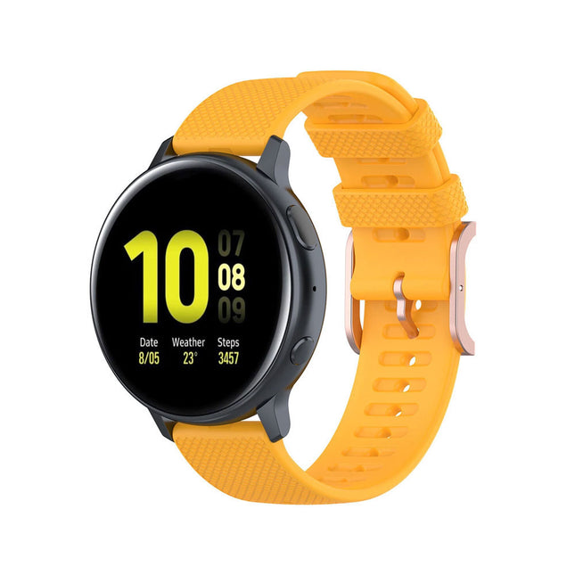 Samsung Galaxy Watch Replacement Band Dot Pattern Yellow