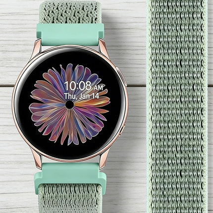 Samsung Galaxy Watch Active Nylon Wrist Band Mint Green