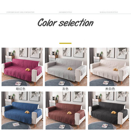 Sofa Cover Quilted Couch Covers Lounge Pet Protector Slipcovers Dark Red Splendid&Co.