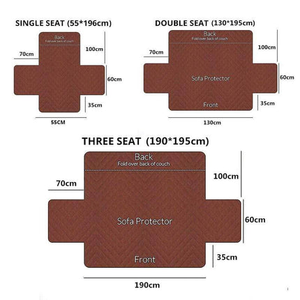 Sofa Cover Quilted Couch Covers Lounge Pet Protector Slipcovers Late Splendid&Co.