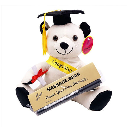 22cm Congratulations Graduation Bear with Pen Graduation Signature Message Gift