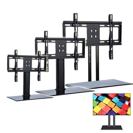 32' 55' 70' TV Stand Bracket Desktop LCD LED Plasma Swivel Mount Tabletop