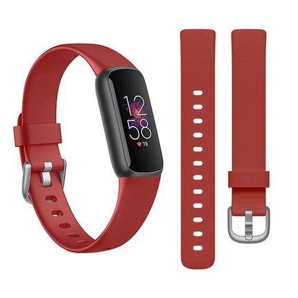 Fitbit Luxe Silicone Replacement Watch Band Wristband Black