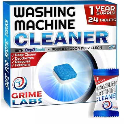 24PCS Washing Machine Effervescent Tub Bomb Cleaner Remover Deodorant Clean