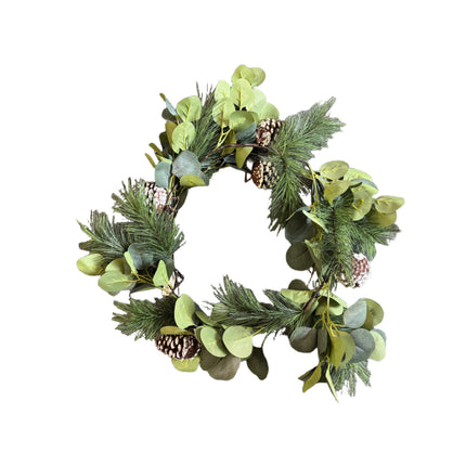 1.8M Christmas Garland Eucalyptus Pine Cone & Pine Needle Greenery Holiday Decor