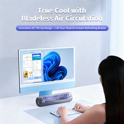 Cooling Ace Portable Air Conditioner Cooling Fan Quiet with 3 Speeds