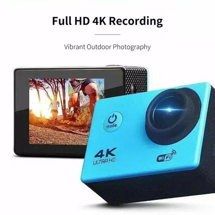 4K 2'' Ultra HD 1080P Sport WiFi 16MP Cam Action Camera DV Video Recorder Go Pro