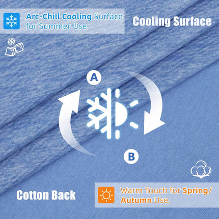 Cooling Blanket, Lightweight Summer Throw for Comfortable Cool Touch
