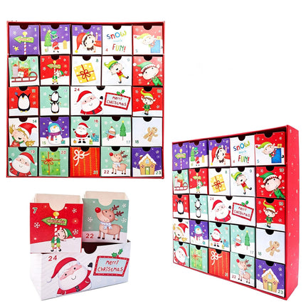 Christmas Advent Calendar Countdown DIY Making Kit Santa Elf Holiday Decor