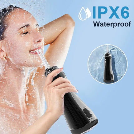 Cordless Water Flosser Rechargeable Oral Care Device with Multiple Pressure Modes