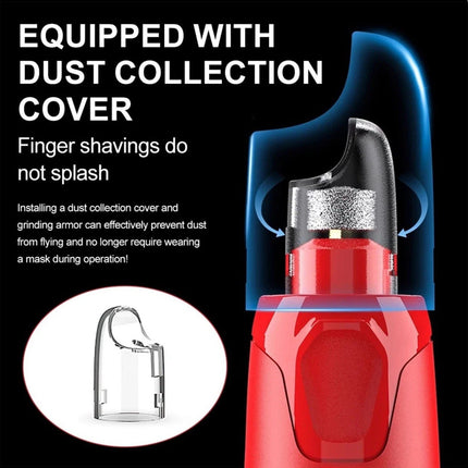 Dog Nail Grinder Quiet - (45db) 6-Speed Pet Nail Grinder with 2 LED Lights for L