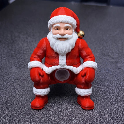 Funny 3D Printed  Santa Claus Toothpaste Topper Decoration for Bathroom