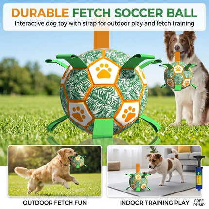 Dog Balls Indestructible Dog Soccer Ball Interactive Dog Ball Herding Ball Toys