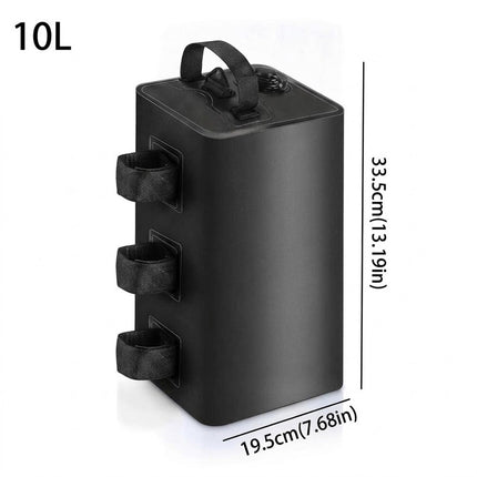1Pcs Black Fillable Water Weight Bag Portable Gazebo Tent Weights Tent Water Bag Fishing
