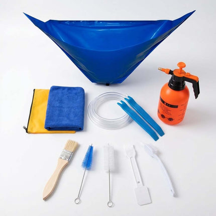 12PC Air Conditioner Cleaning Cover Bag Kit Leakproof Waterproof Dust Protection