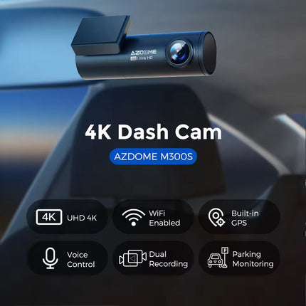 4K+1080P Dual Dash Cam 5G WiFi  Front+Rear Parking Mode