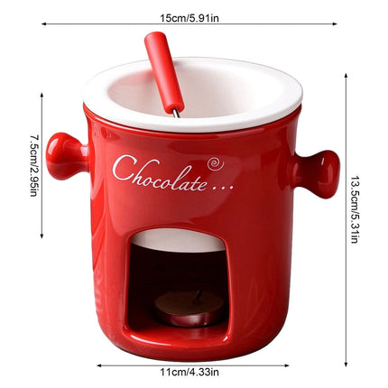 Cheese Chocolate Melting Ceramic Creative Coffee Mug Cup Personal Fondue Mugs