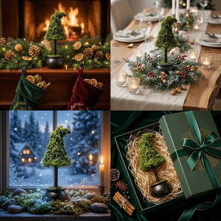 Natural-Looking Christmas decoration tree Halloween Decor