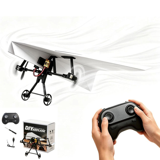 RC Paper Aircraft Kit Electronic DIY Paper Aircraft Fly For  Adults Gift AU