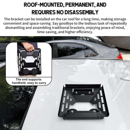 For Starlink Mini Roof Mount Mini Magnetic Roof Mount RV Roof Carbon Steel Waterproof Anti Rust