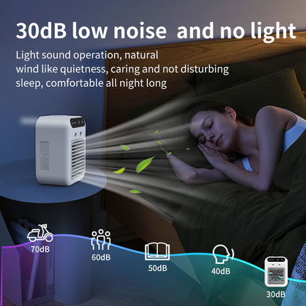USB Mini Air Cooler Fan, Desktop Misting Fan, Portable Cooling Fan
