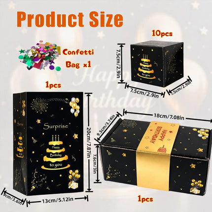 Pop Up Surprise Cash Explosion Gift Box Luxury Money Box Birthday