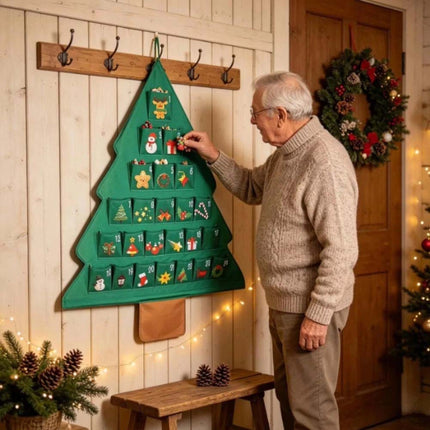 Christmas Tree Hanging Design Festive Hanging Pouch Xmas Atmosphere
