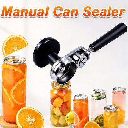 Manual Can Sealer Stainless Steel Sturdy Leakproof Food Preservation for 55mm