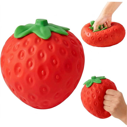 Squishy STRAWBERRY 16cm Extra Large Fidget Toy Squishy