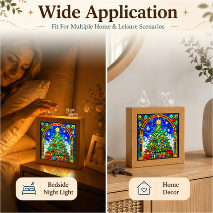 DIY Acrylic Puzzle Night Light, Christmas Stocking Treasure Puzzle Lamp