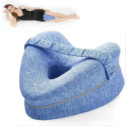 Ergonomic Memory Foam Leg Pillow Knee Support Cushion for Home Use