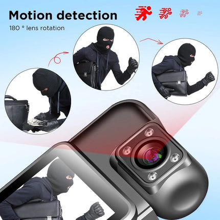 4K HD Mini WiFi Camera Police Body Cam Audio Video Recorder DVR Night Vision