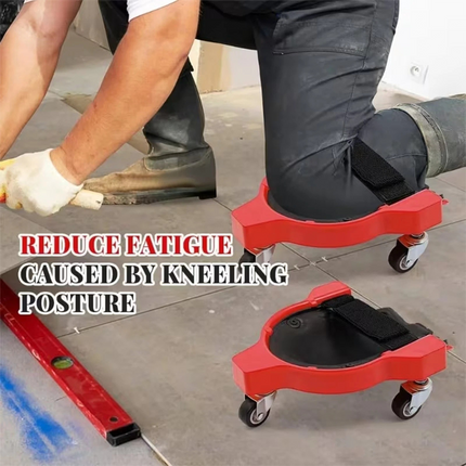 1PCS Rolling Knee Pad, Wheeled Knee Creeper Dolly Knee Pad with Casters