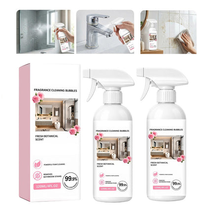 2Pcs Multi Purpose Bathroom Cleaner Spray,Limescale Remover,Mild Formula,Fresh Scent