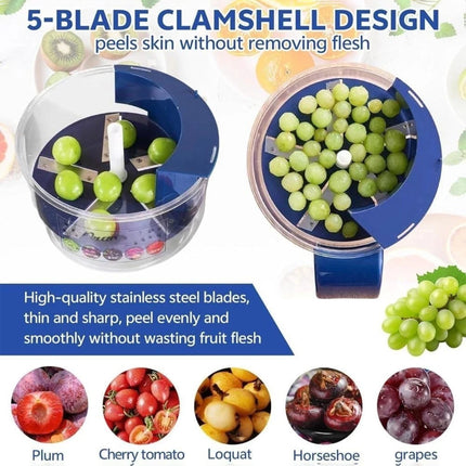 Electric Grape Peeling Machine Automatic Garlic Peeler Fruit Skin Remover Tools