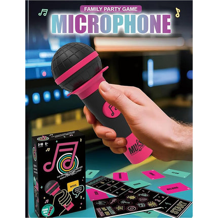 Grab The Mic Karaoke Lyric Card Game for Parties and Social Gatherings