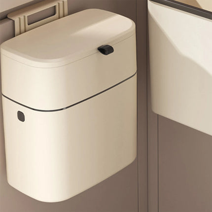 Kitchen Trash Bin Wall Mounted Door Hanging Cupboard Bin Garbage Can Wastebasket