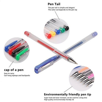100 Colour Gel Pen Set Markers Art Painting Drawing Adult Colouring Book