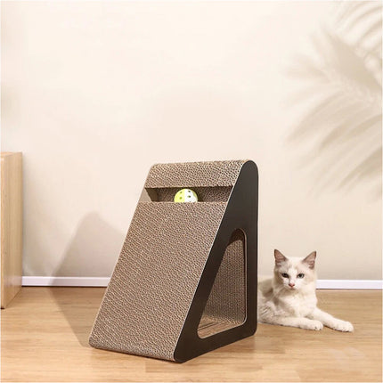 Cat Scratcher Scratching Board Corrugated Cardboard Scratch Bed Toy Pad Mat Medium