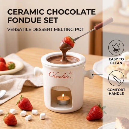 Cheese Chocolate Melting Ceramic Creative Coffee Mug Cup Personal Fondue Mugs