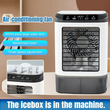 Portable Air Conditioner Personal Space Evaporative Air Cooler  AC Dual Fans