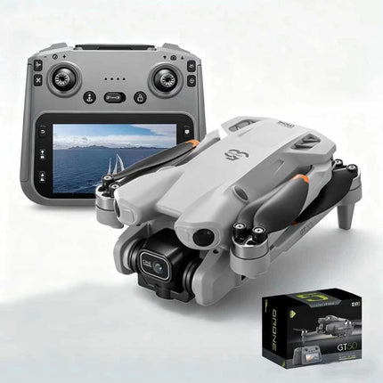 【3 Batteries】GT50 Drone 4.3'' Screen Remote RC 8K HD Dual Cameras WiFi Flight