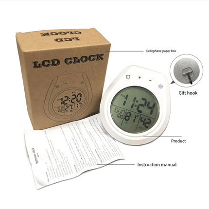 Waterproof Digital Shower Timer Clock Bathroom Kitchen Wall Clock w Hanging Hole