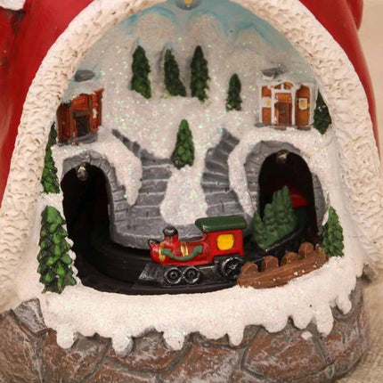 Multifunctional Santa Claus Music Box Rotating Christmas Ornament Holiday
