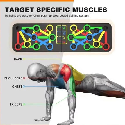 Foldable Body Training Push-up Stand Multifunctional Home Fitness Equipment