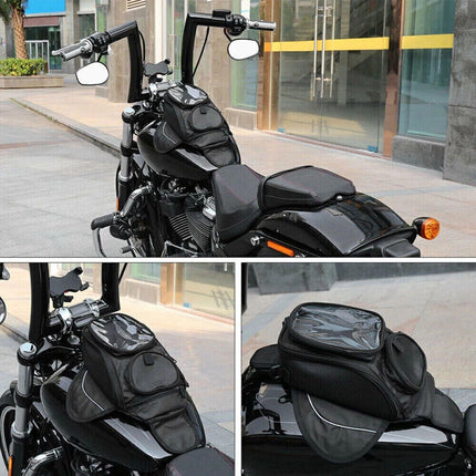 Universal Waterproof Motorcycle Tank Bag Oil Fuel Bag Saddlebags Sports