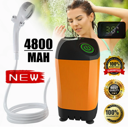 Portable Shower Camping Shower Outdoor Camp Electric Rechargeable Shower Pump