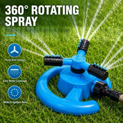 360 Rotating Garden Sprinkler Lawn Sprayer Automatic Watering Irrigation System